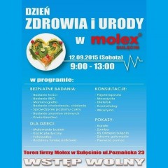 Dzień Zdrowia i Urody z Molex – zapraszamy