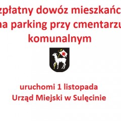 Bezpłatny dowóz na cmentarz….