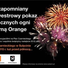 Zapraszamy na sylwestrowy pokaz sztucznych ogni…..