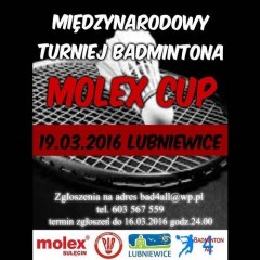 Zapraszamy na turniej „Molex Cup”…