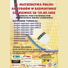 VI Mistrzostwa Polski Amatorów w Badmintonie…