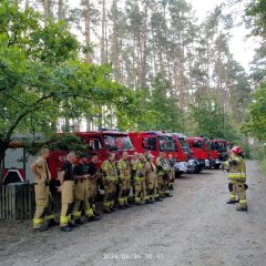 Ćwiczenia plutonów Kompani Gaśniczej