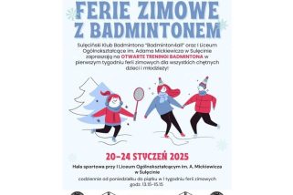 Ferie zimowe z badmintonem